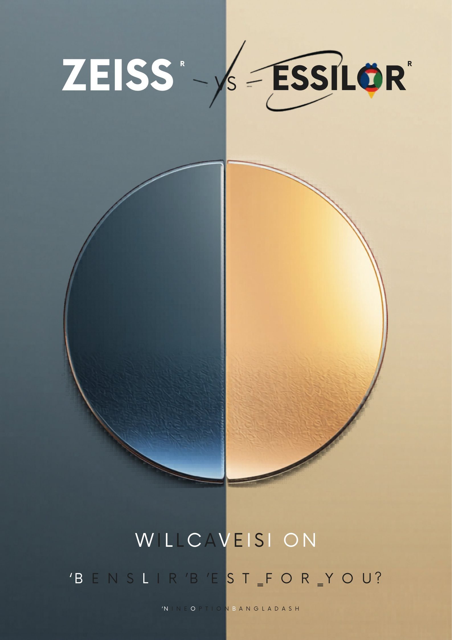 ZEISS vs Essilor lens comparison Bangladesh 2026
