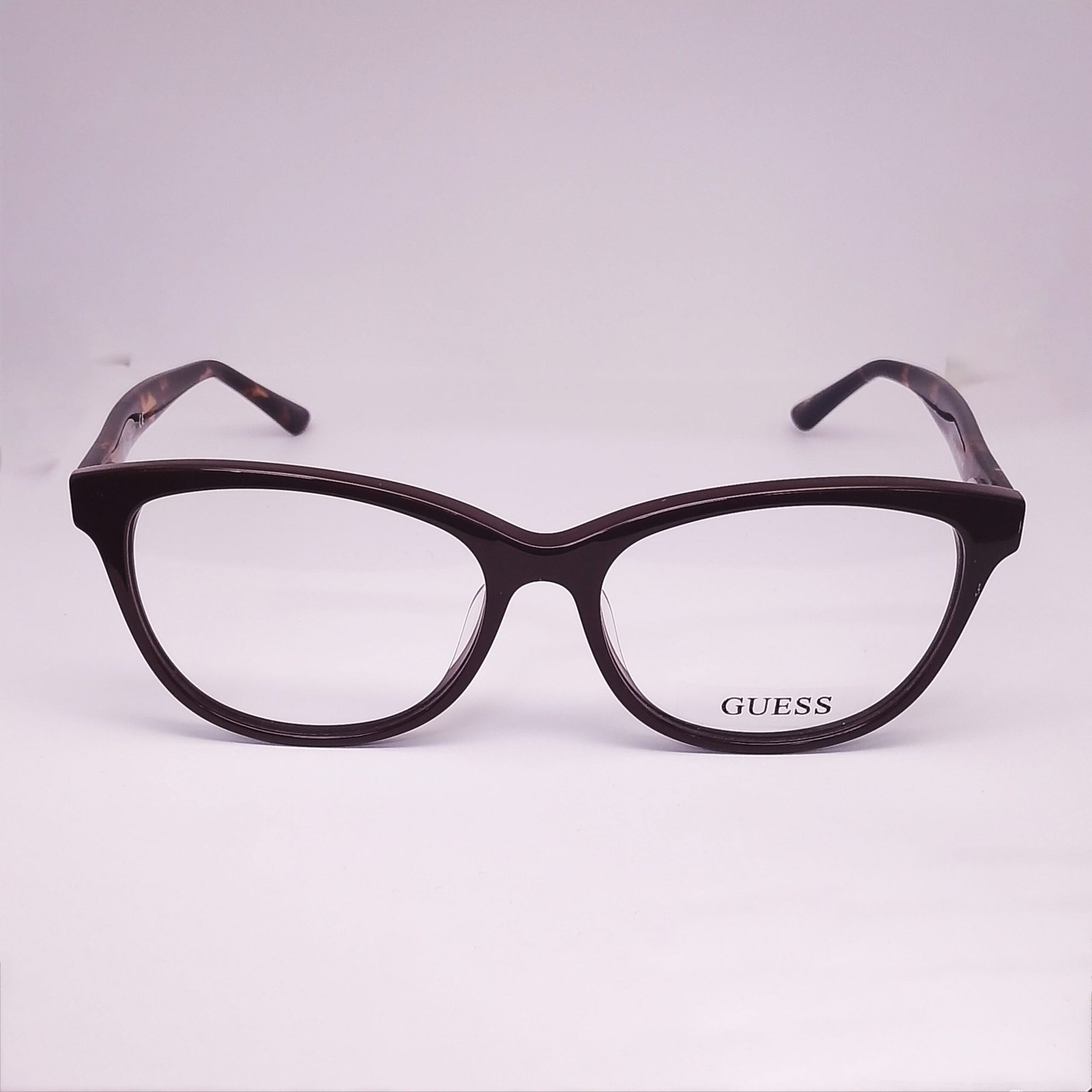 Guess GU2539 Chocolate — close-up — authentic Guess eyewear at Nine Optic Bangladesh