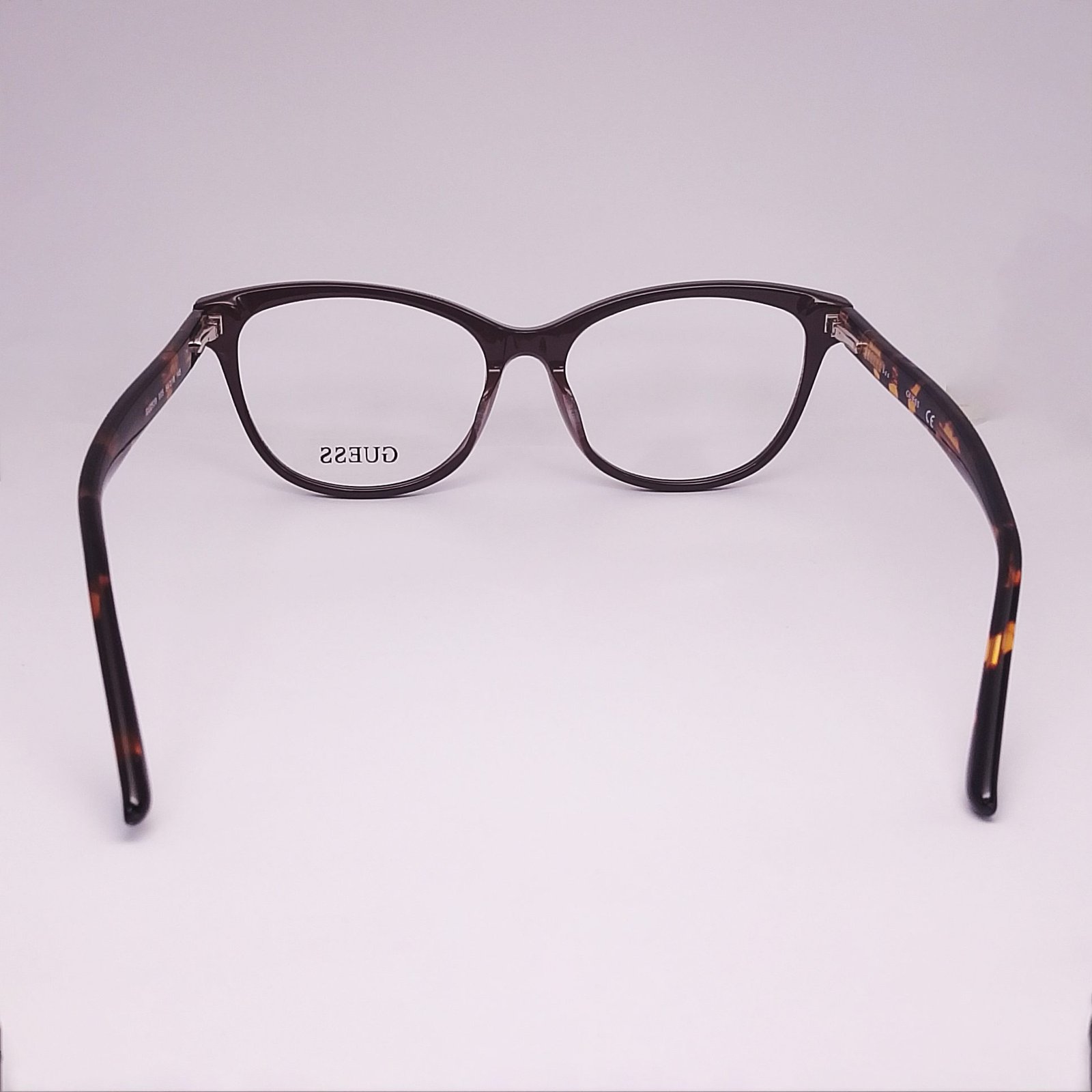 Guess GU2539 Chocolate — detail view — authentic Guess eyewear at Nine Optic Bangladesh