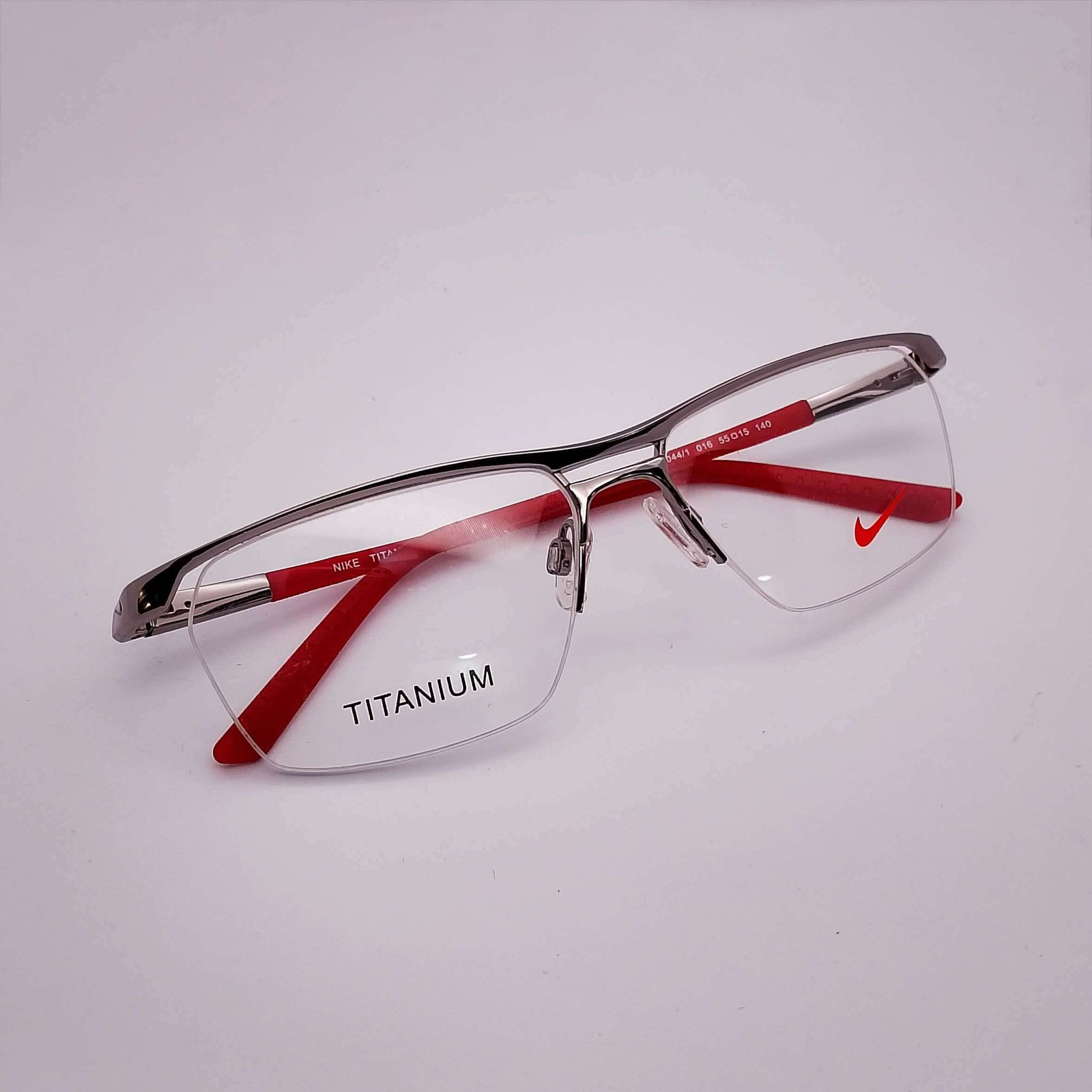 Exclusive Half Rim Nike NSKE 6044/1 Silver eyeglasses — view 4 | Nine Optic Bangladesh