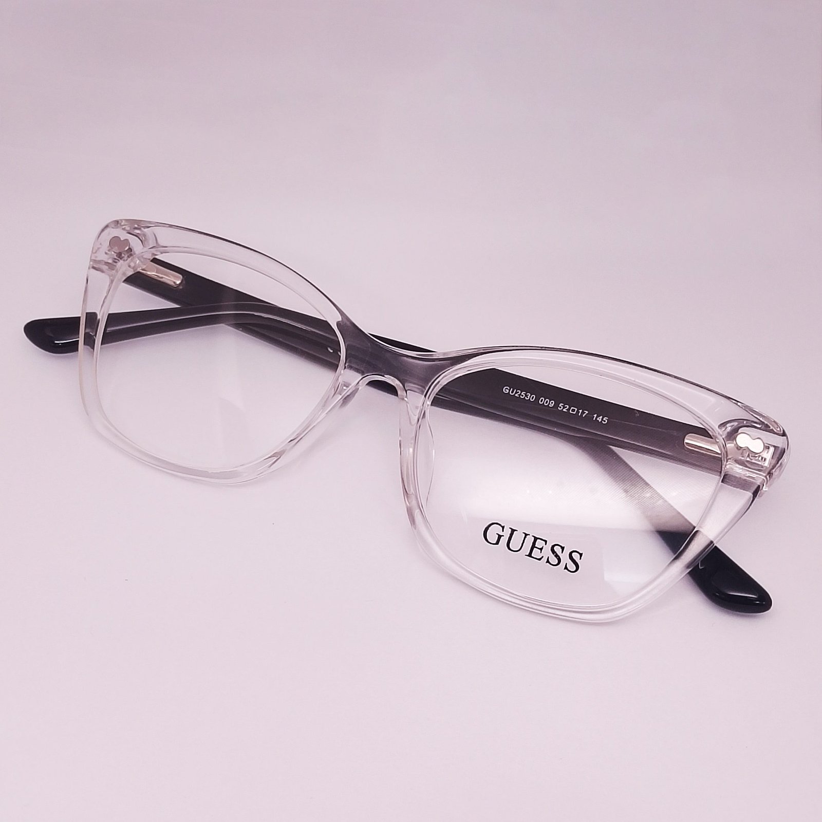 Guess GU2530 Black Transparent — additional product view — Nine Optic Bangladesh authentic eyewear with cash on delivery