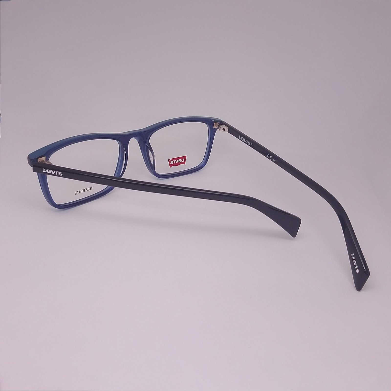 Levi's LV1004 Hexetate — detail view — authentic Levi's eyewear at Nine Optic Bangladesh