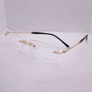 D27 Martensite Rimless eyeglasses — main view | Nine Optic Bangladesh