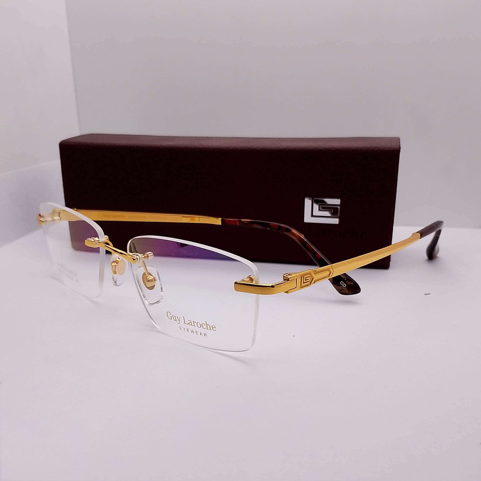 GL97010 Guy Laroche Titanium Rimless eyeglasses — main view | Nine Optic Bangladesh