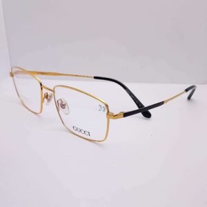 Gucci H0611 Full Rim Gold eyeglasses — main view | Nine Optic Bangladesh