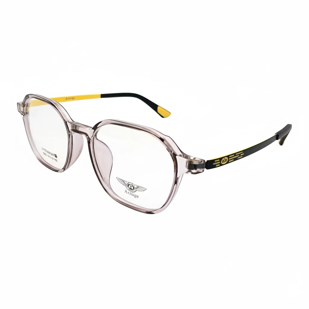 Arnage - 5080 Black Yellow eyeglasses — main view | Nine Optic Bangladesh