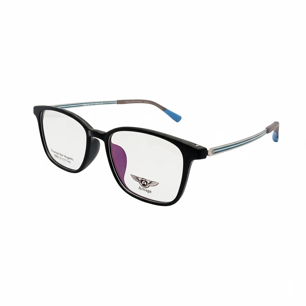 Arnage - 5869 Black-Blue eyeglasses — main view | Nine Optic Bangladesh