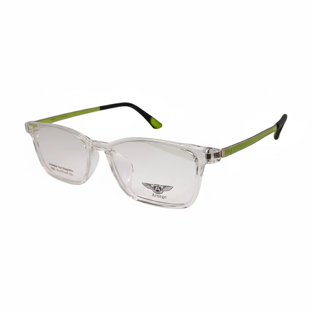 Arnage - 5851 Transparent Green eyeglasses — main view | Nine Optic Bangladesh