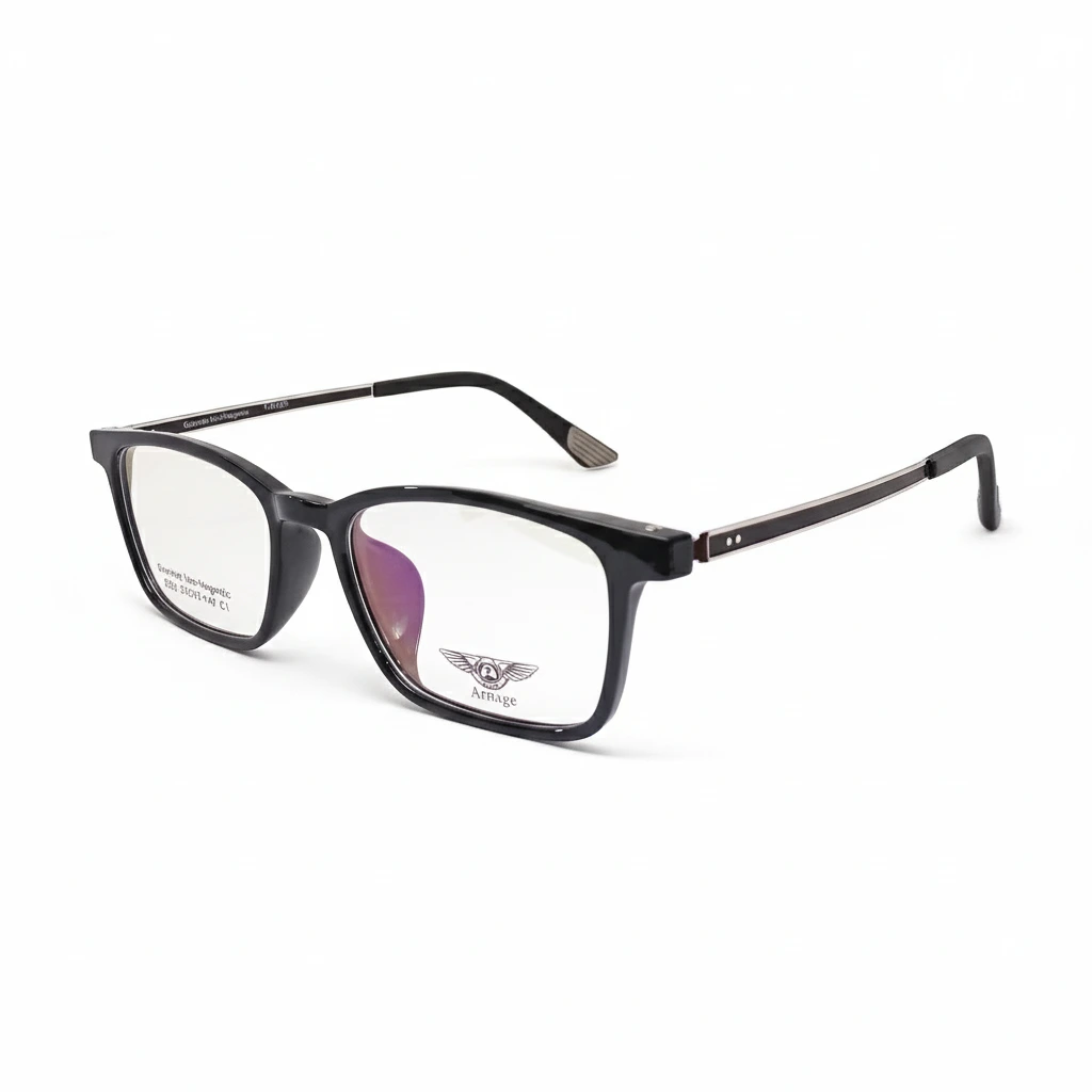 Arnage - 5851 Black eyeglasses — main view | Nine Optic Bangladesh